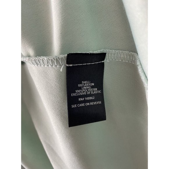 Torrid Mint Blue Challis Sharkbite Skater Dress Plus Size 4 - Picture 8 of 12